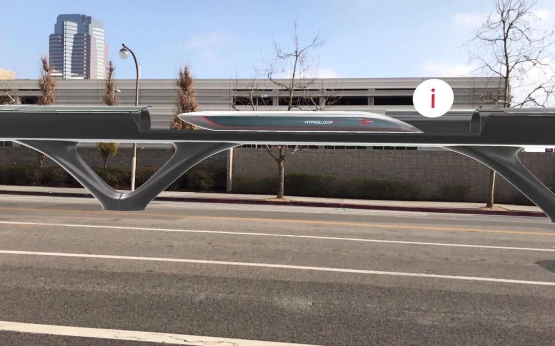 ZREALITY and HyperloopTT present Augmented Reality Mobile Application visualizing the first Full-scale Hyperloop system